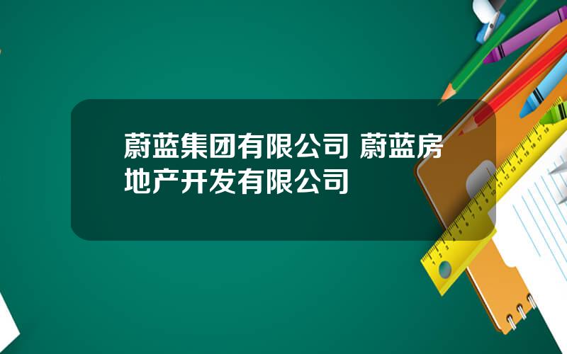 蔚蓝集团有限公司 蔚蓝房地产开发有限公司